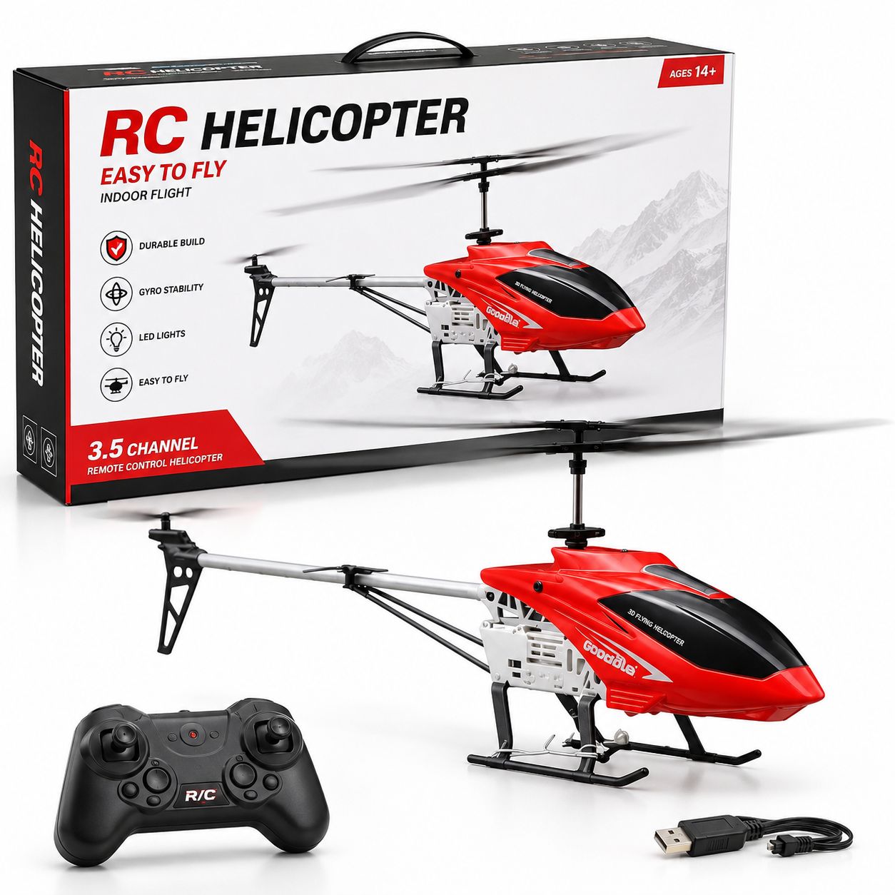 Fast RC 72 Flying Helicopter
