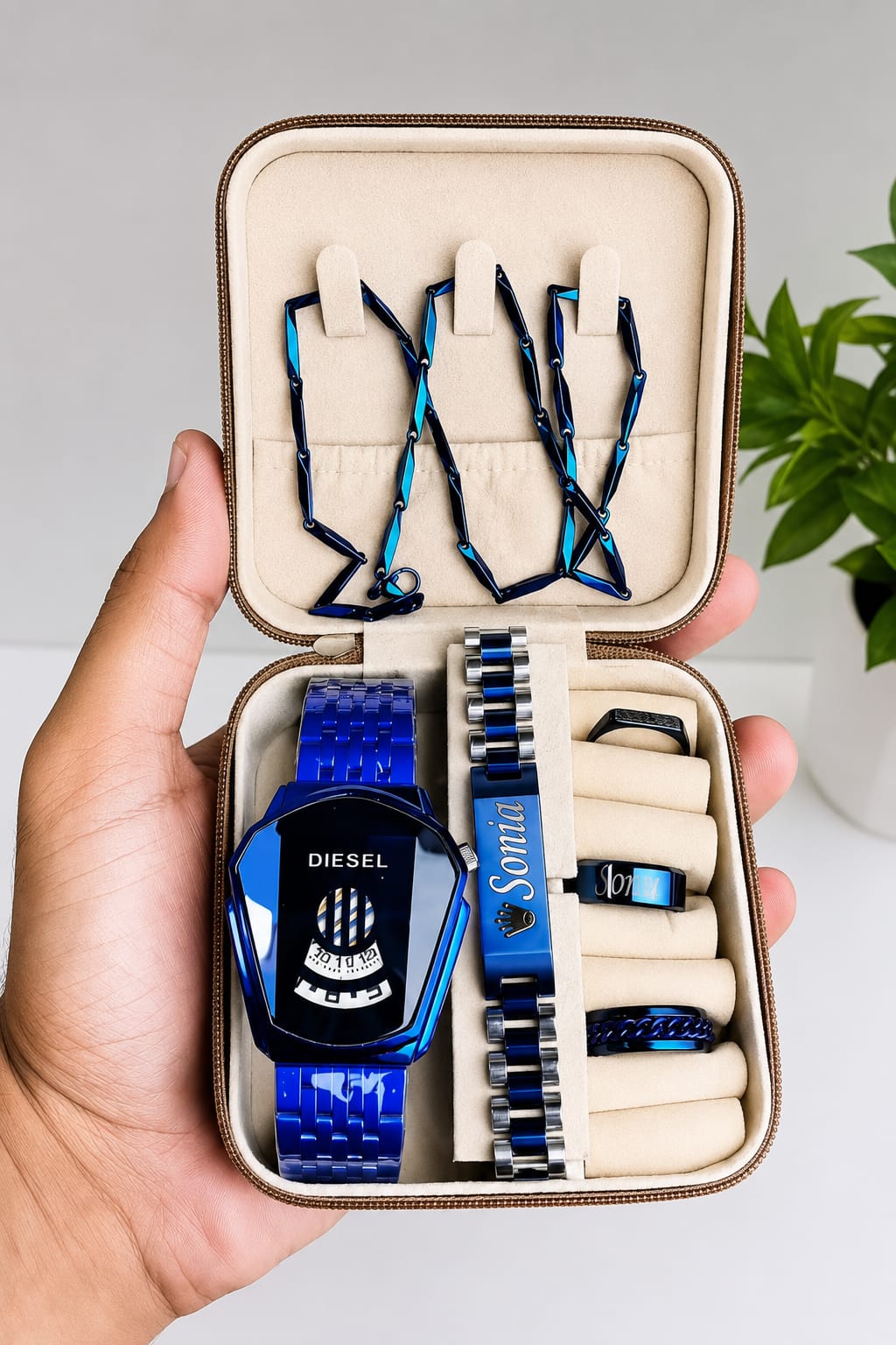 Mens Watch Box Gift (Blue edition)